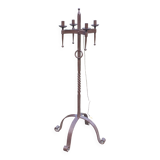 Lampadaire des années 50 en fer forgé
