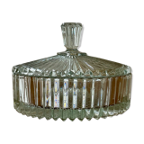 Striated glass candy