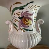Stamped ceramic vase