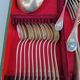 38-piece silver-plated cutlery set by Apollo.