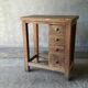 Wooden craft workbench