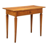 Antique cherry wood writing desk with drawer, Italy, 18th century