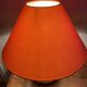 Barbotine earthenware lamp – 1980s – 20th century production