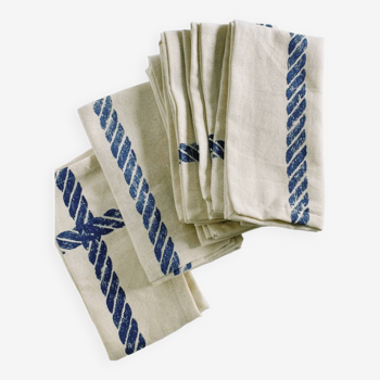 Navy cotton napkins