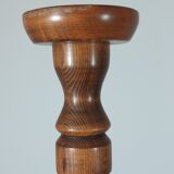 Vintage turned wooden column flower stand