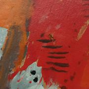 Original Swedish Oil on Panel – “Composition” by Kulo Green (1913–1972) – Signed – Vintage & Framed