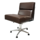 Fauteuil 70’s Skaï marron