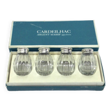 Cardeilhac – 4 solid silver salt shakers