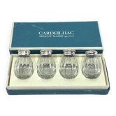 Cardeilhac – 4 solid silver salt shakers