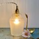 Baladeuse tulipe vintage en verre