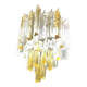 Lustre Tiedri en cristal ambré