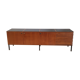 Modernist sideboard Louis Paolozzi in teak 240 cm