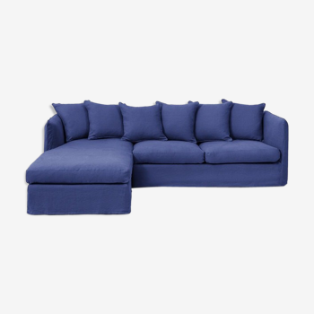 AMPM linen convertible sofa