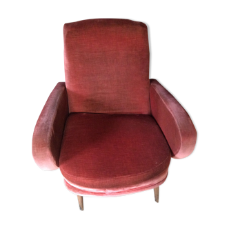 Velvet armchair