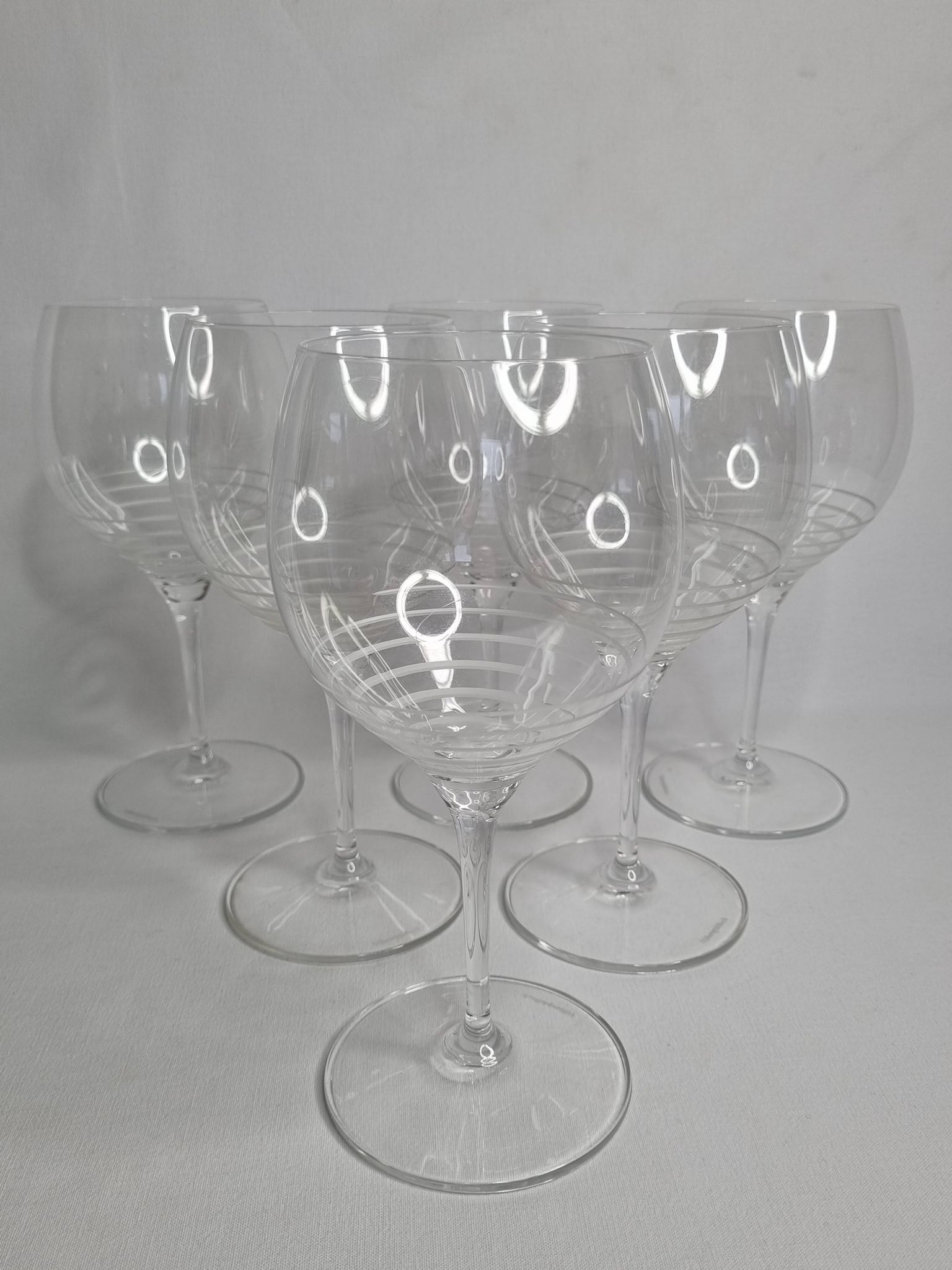 Verres à vin Villeroy et Boch en cristal, 23 cm