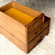 Commode bois et laiton