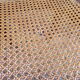 Set of 8 Louis XVI style convertible chairs, canned, racket backrest
