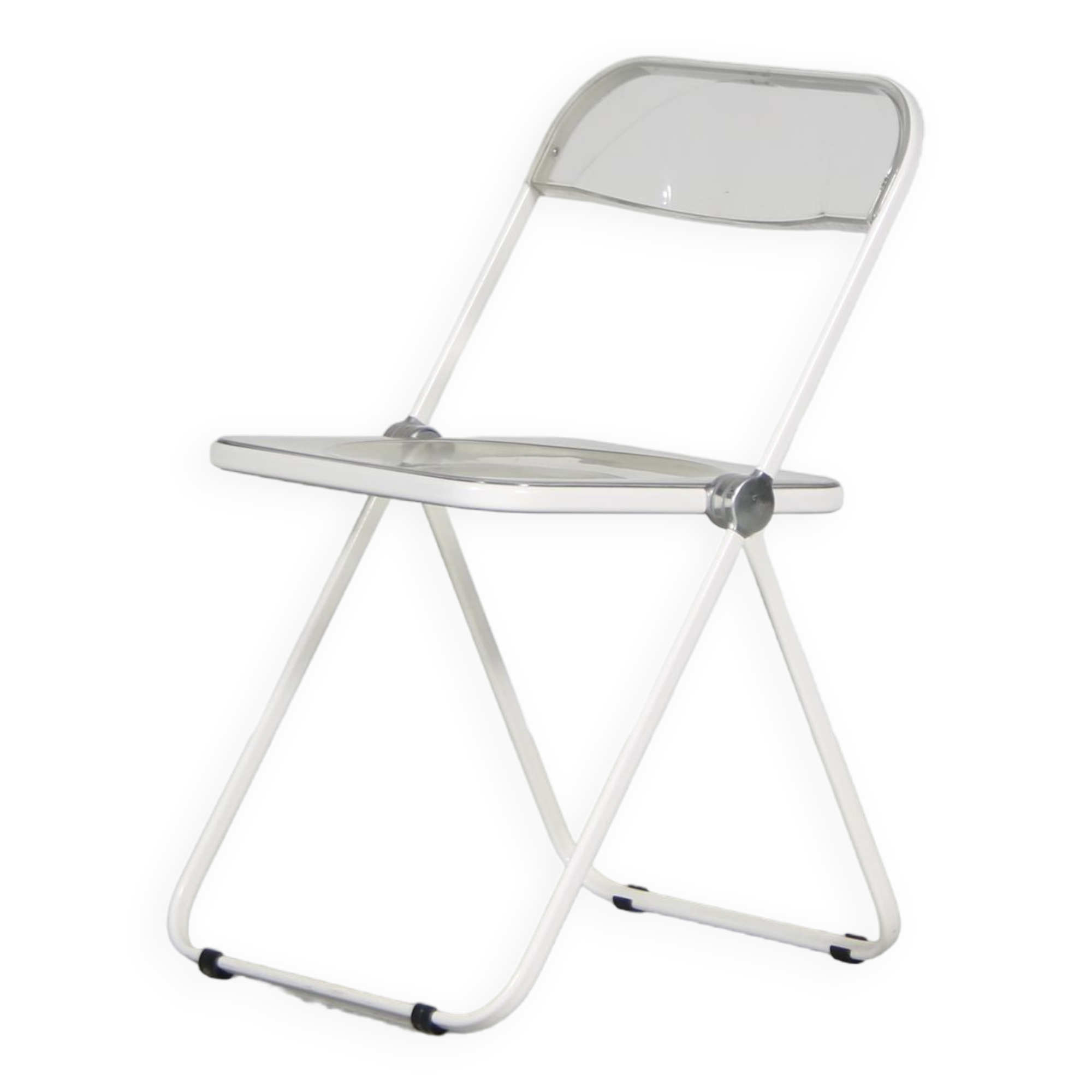 "Plia" folding chair from the 1970s by Giancarlo Piretti for Castelli, Italy.