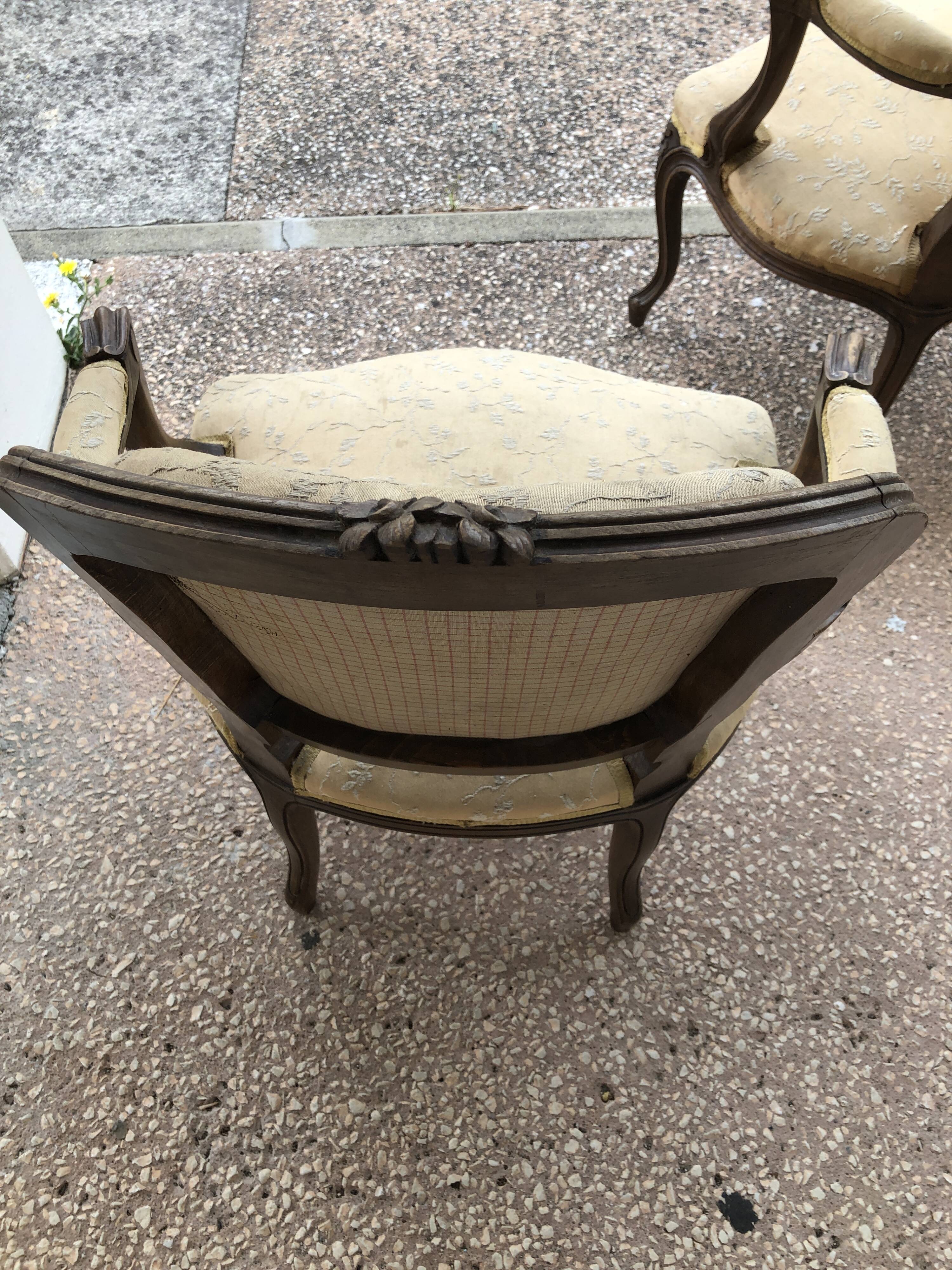 Pair of Louis XV chairs