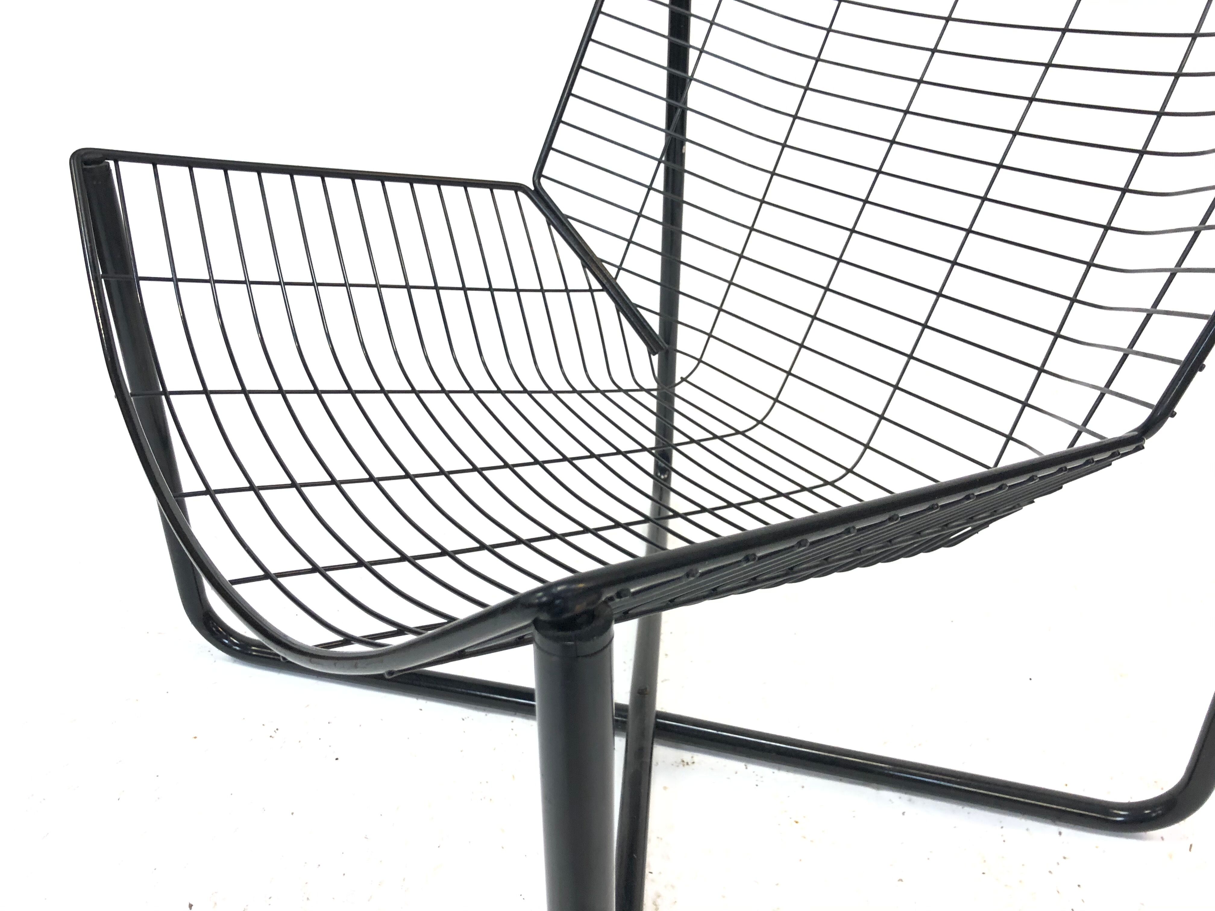 Fauteuil Ikea Jarpen Wire Chair vintage Niels Gammelgaard