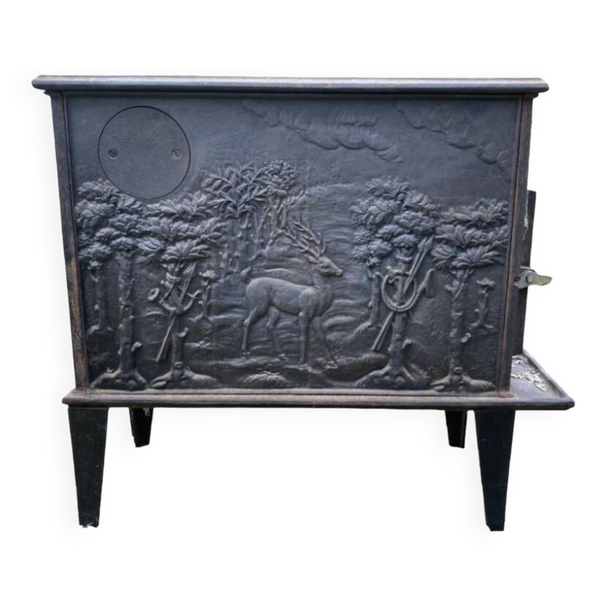 Antique cast iron stove