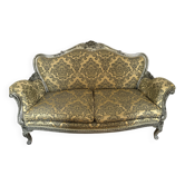 Louis XV / Baroque style two-seater canapé