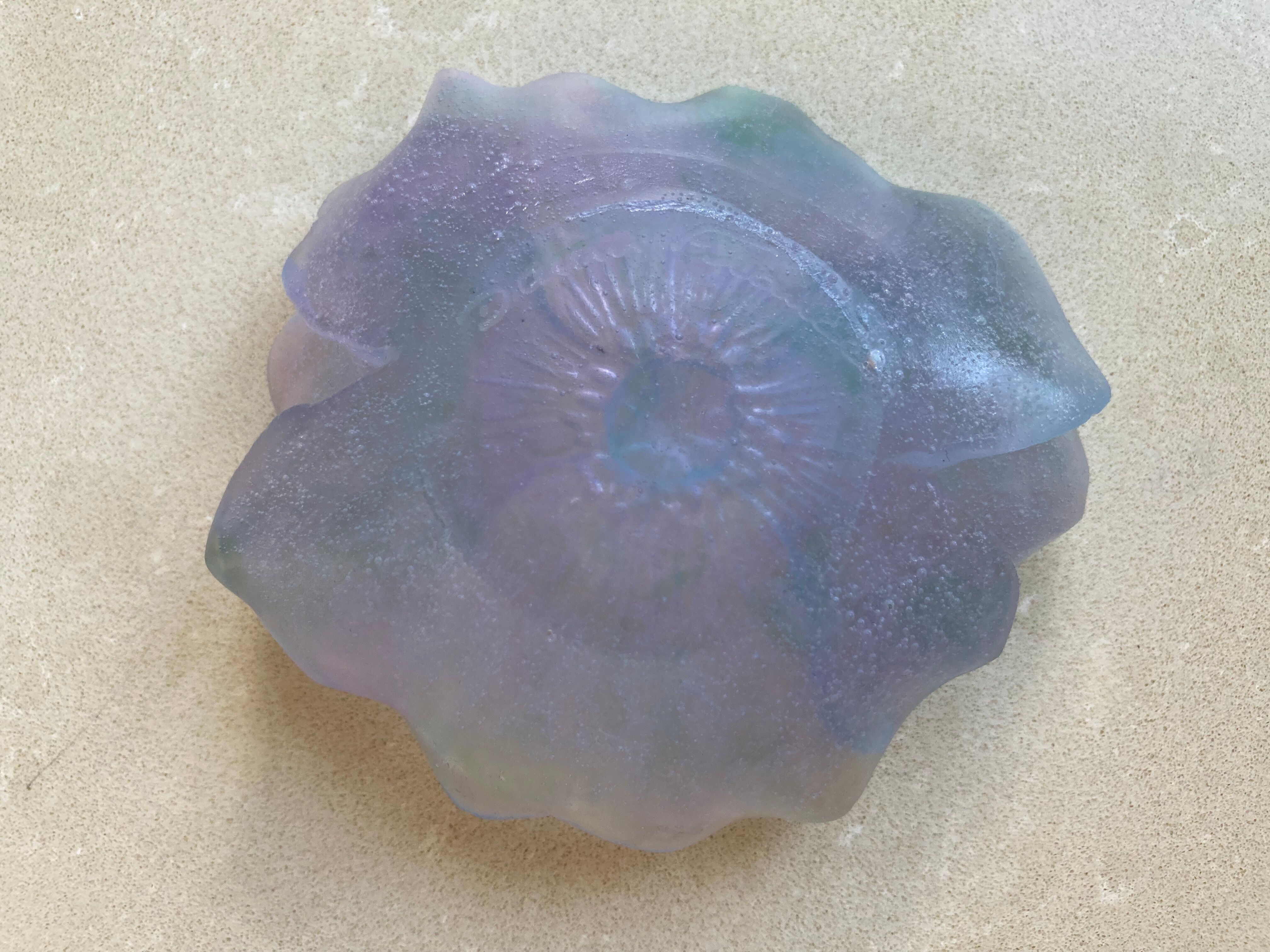 Flower cup crystal Daum