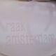 Set of 3 amber glass pendant lights, RAAK Amsterdam, 1970