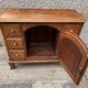 Buffet solid oak storage cabinet 1 door 6 drawers