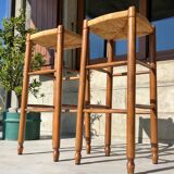 Pair of vintage high stools