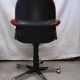 Mario Bellini office armchair for Vitra vintage havana leather
