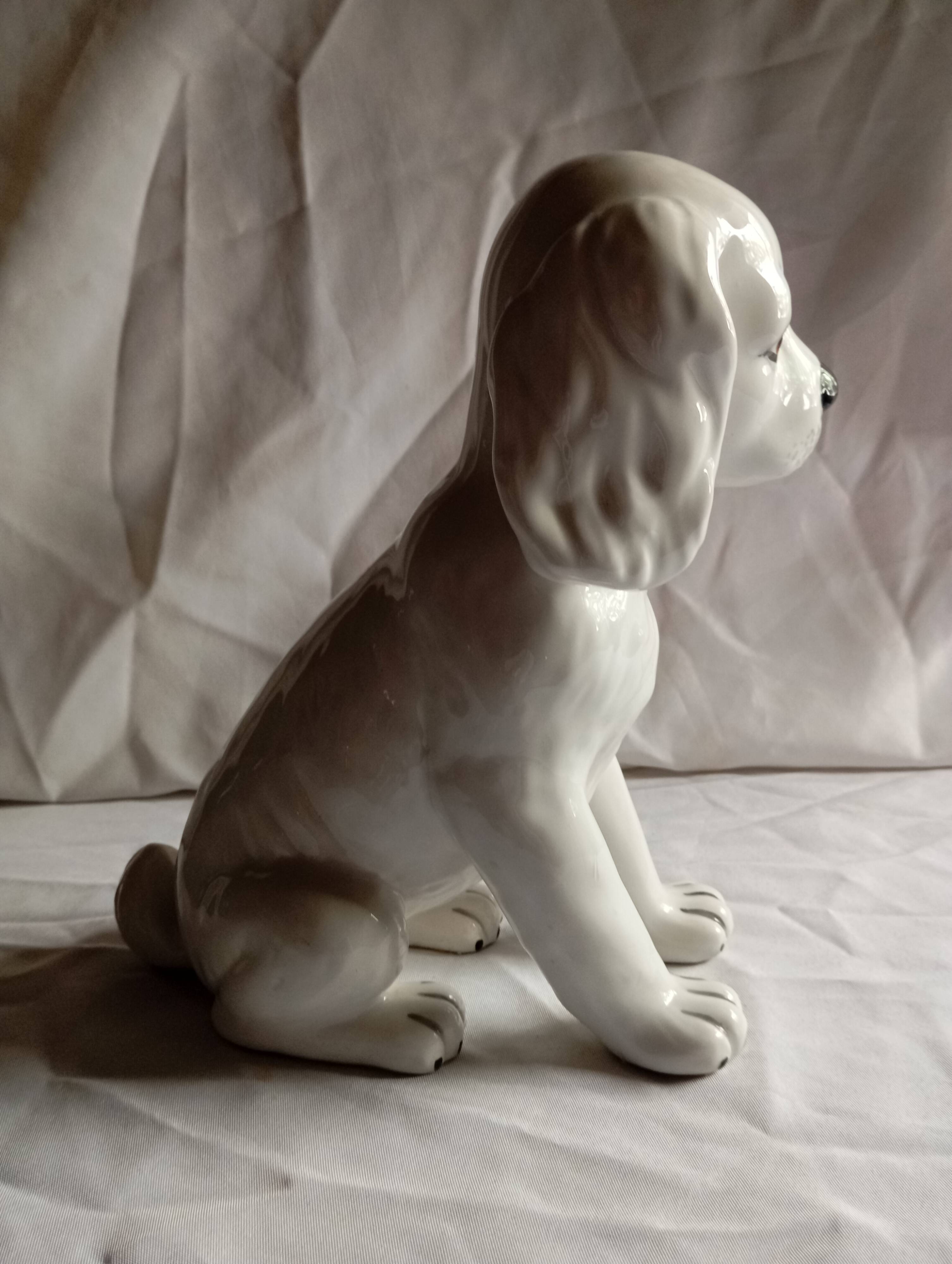 Chien en ceramique