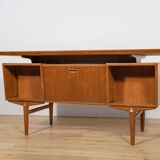 Mid-Century Freestanding Teak Desk, Denmark, 1960s