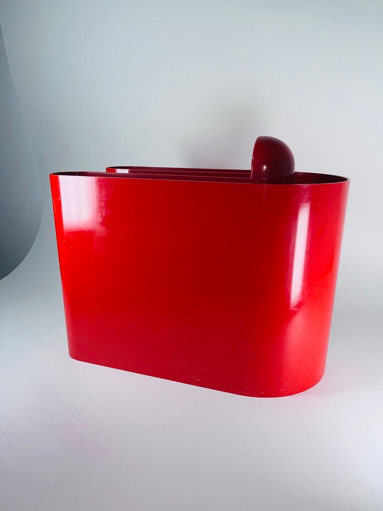 Rodolfo Bonetto for Bilumen magazine holder 1960 space age made in Italy