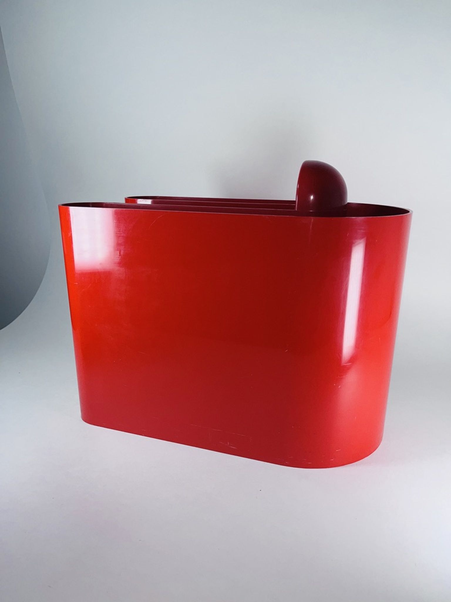 Rodolfo Bonetto for Bilumen magazine holder 1960 space age made in Italy