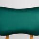 Green chair Dedar Tabularasa from the 20th century, 1960s.