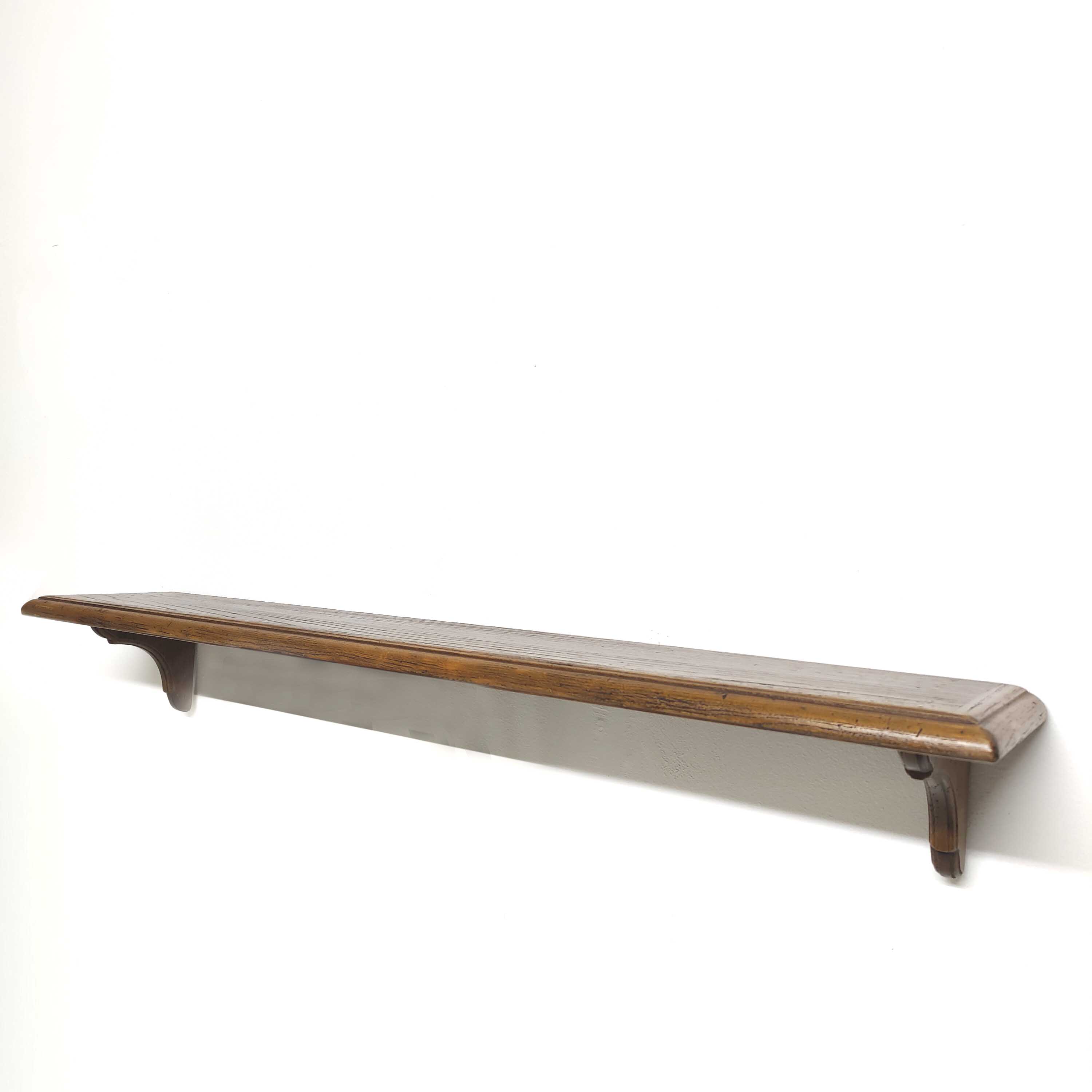 Vintage solid wood wall shelf