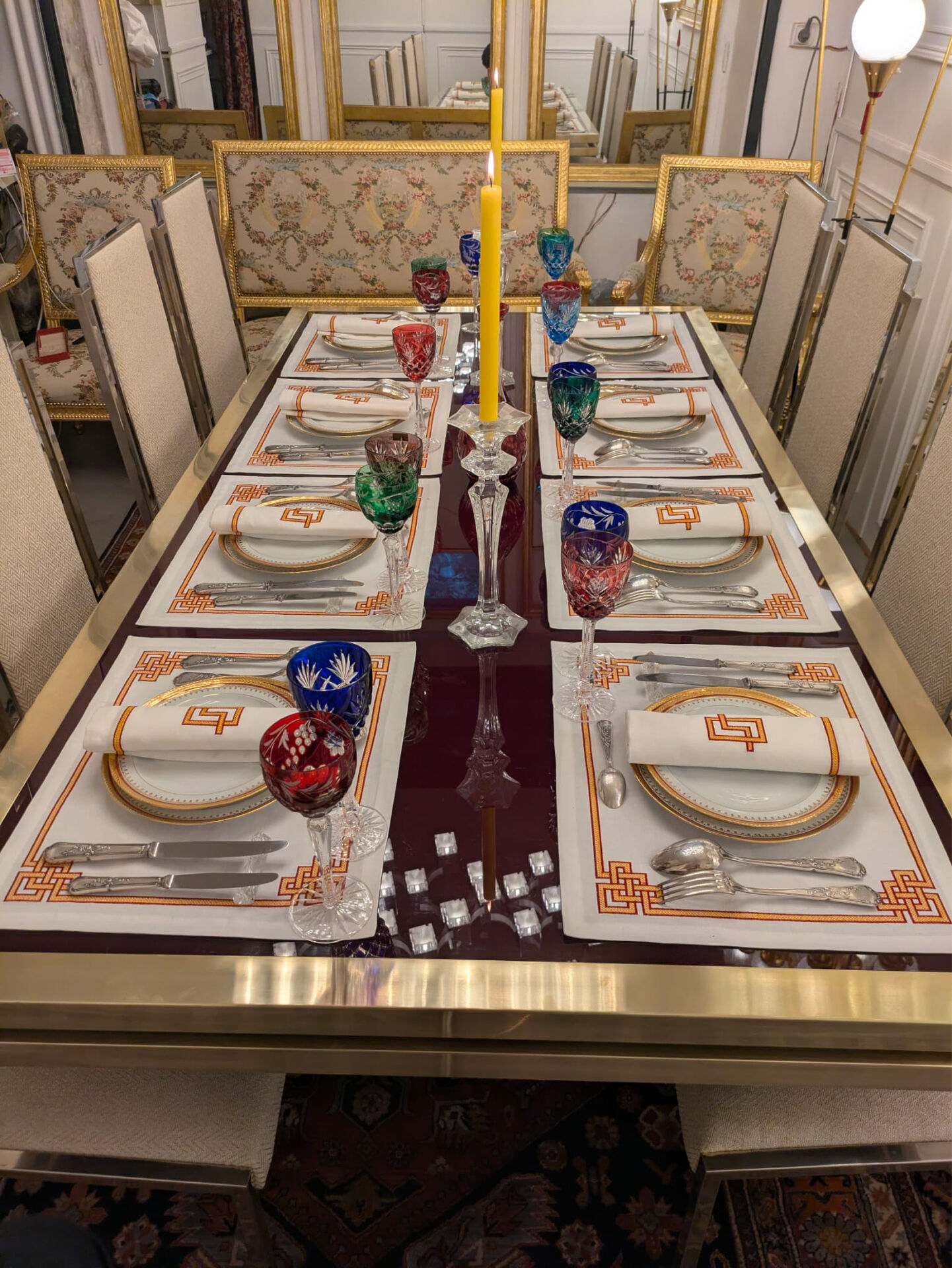 Table de salle à manger/d'entrée Sinopoli années 1970