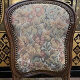 Set of 6 Louis XV style oak chairs