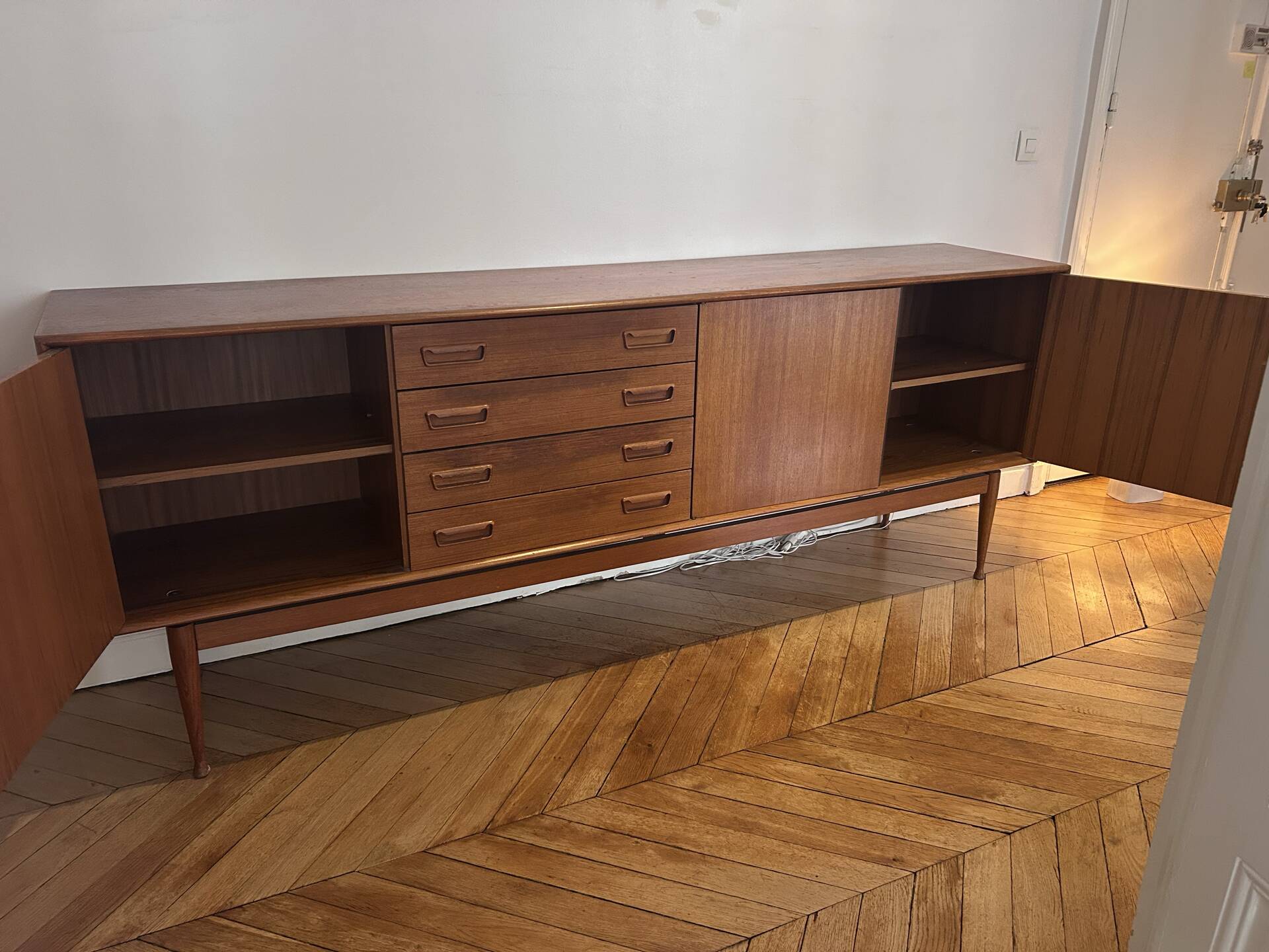 Enfilade danoise 1950-1960
