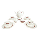 Fine porcelain tea service by Paloma Picasso for Villeroy & Boch.