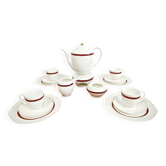 Fine porcelain tea service by Paloma Picasso for Villeroy & Boch.