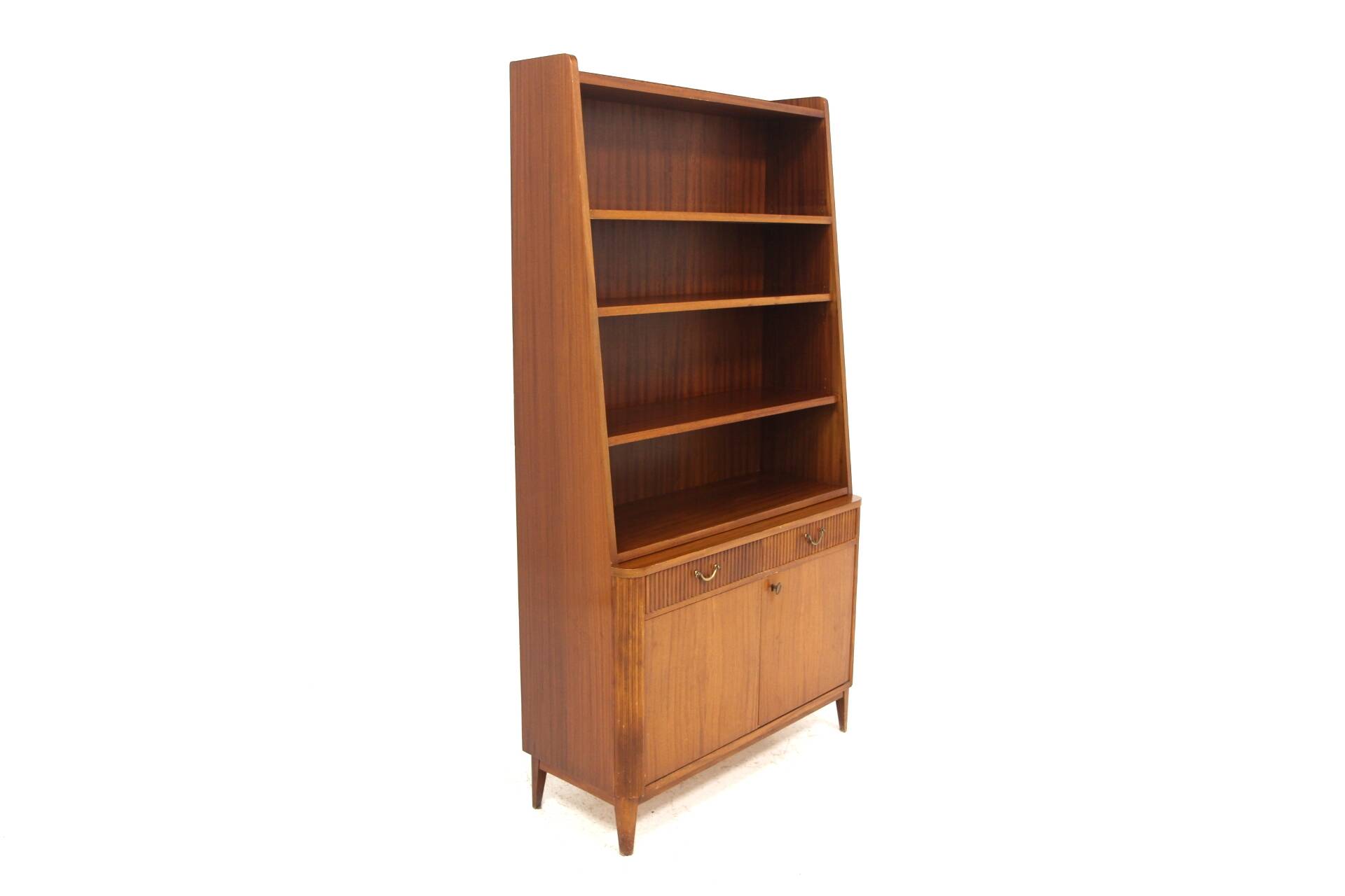 Scandinavian mahogany bookcase, Swedish modern, Sweden, 1940