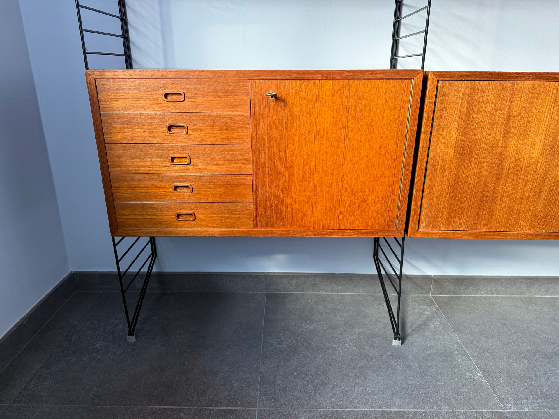 Scandinavian library Nisse Strinning 1960
