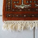 Handcrafted Oriental Bukhara rug 160 x 93 cm