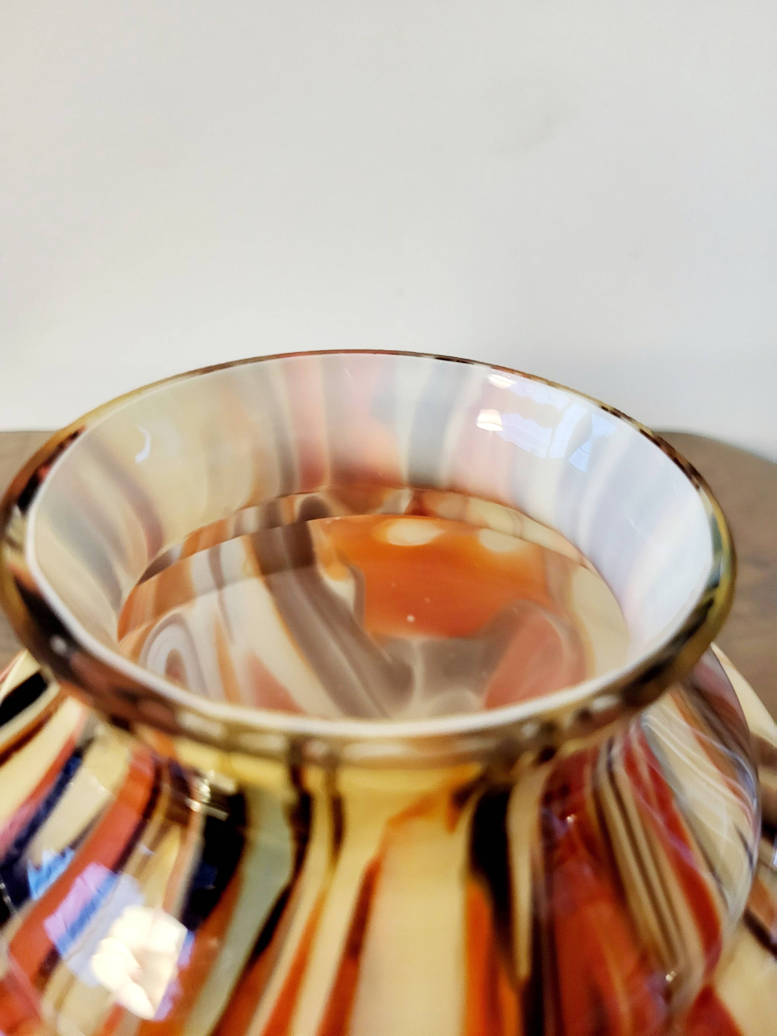 Art deco opaline glazen vaas, Verreries de Scailmont België