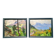 Pair of post-impressionist paintings signed BERJONNEAU, oil on cardboard.