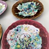 Gaston Gaubier ceramic cups and saucers