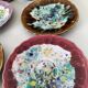 Cups and saucers ceramic Gaston Gaubier