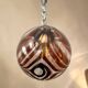 Art Deco style swirl glass light by Marinha Grande